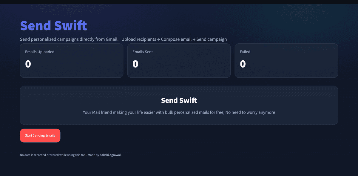 Send Swift screenshot